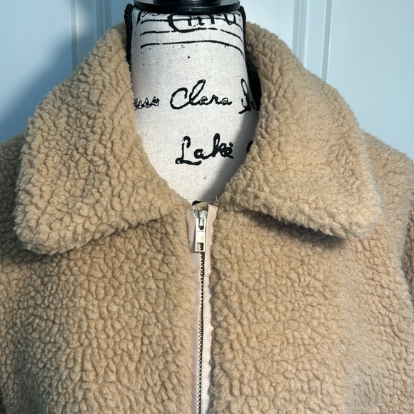 🎯Show Me Your Mumu Cordelia Teddy Fleece Jacket Coat Size Small - Picture 5 of 17